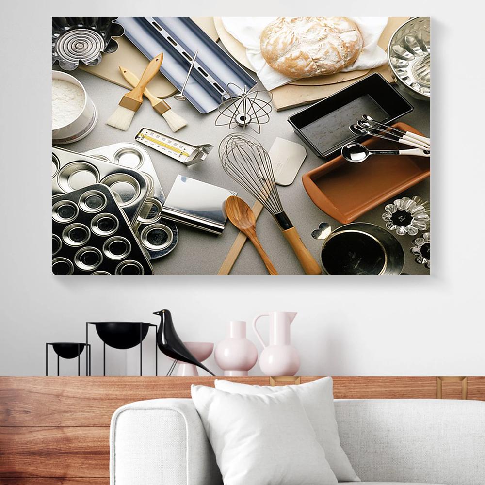 tools of baking canvas prints wall art decor 4047