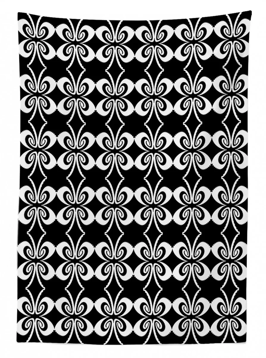 torsion mirrored pairs 3d printed tablecloth table decor 4736
