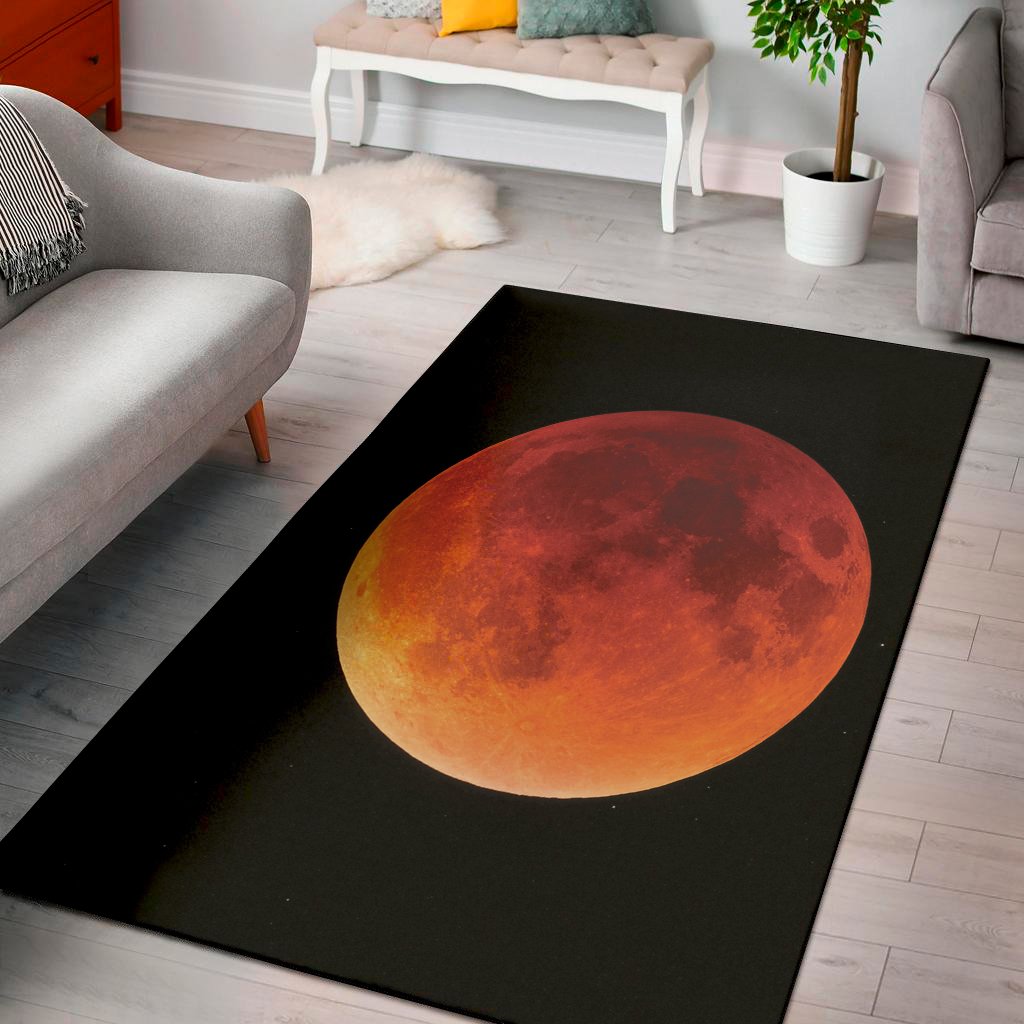 total lunar eclipse print area rug floor decor 4793