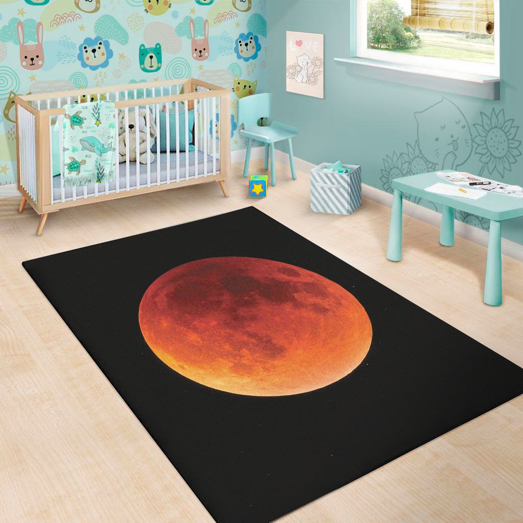 total lunar eclipse print area rug floor decor 6625