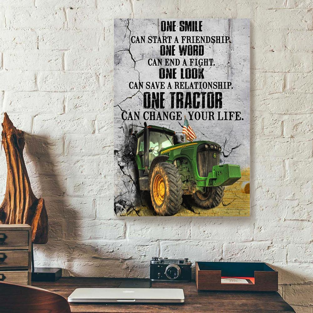 tractor canvas prints wall art decor 4415