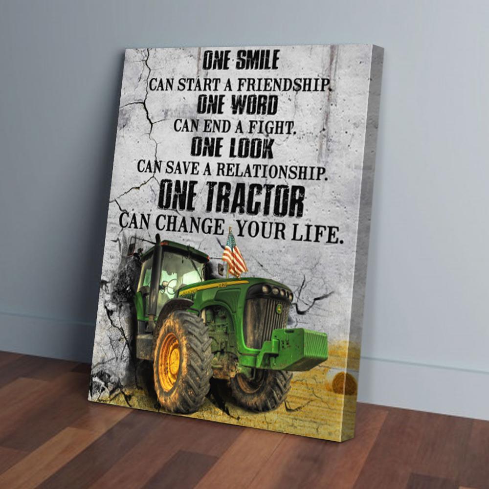 tractor canvas prints wall art decor 8840