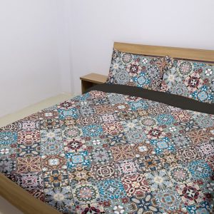 tranquility mixed design duvet cover bedding set 8887