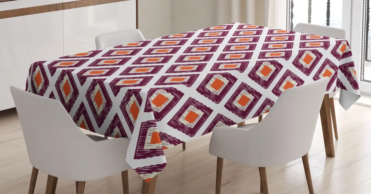 triangles artwork print 3d printed tablecloth table decor 4638