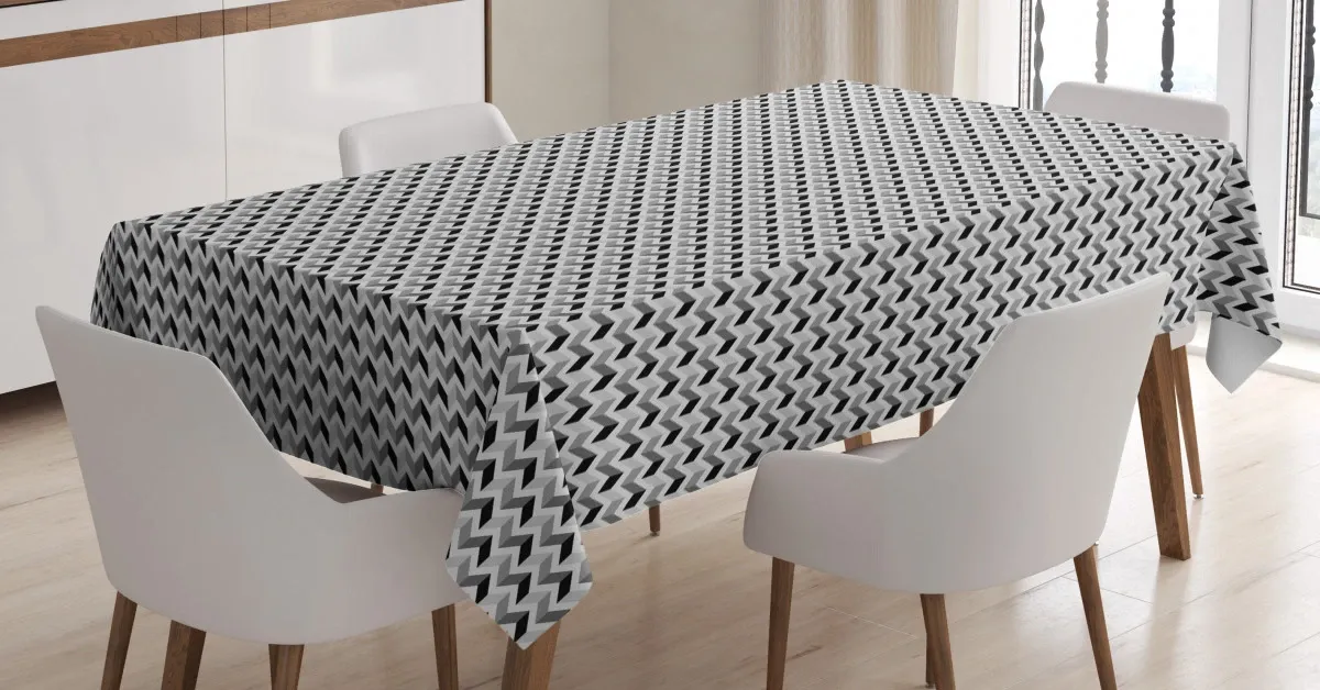 triangles dimensional 3d printed tablecloth table decor 7512