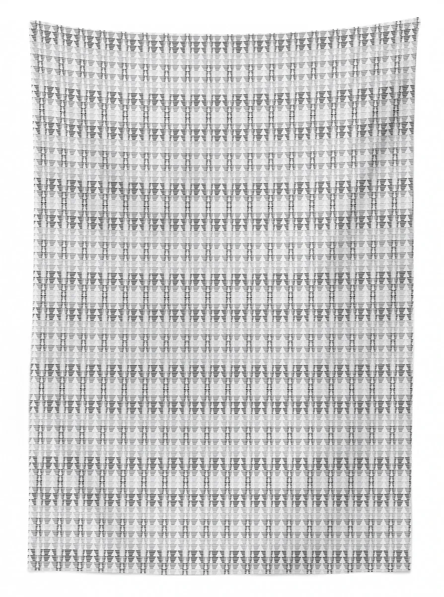 triangular stripes pattern 3d printed tablecloth table decor 7022