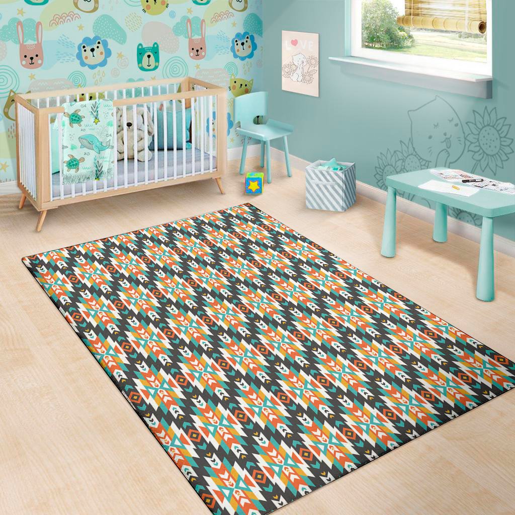 tribal native american pattern print area rug floor decor 8988