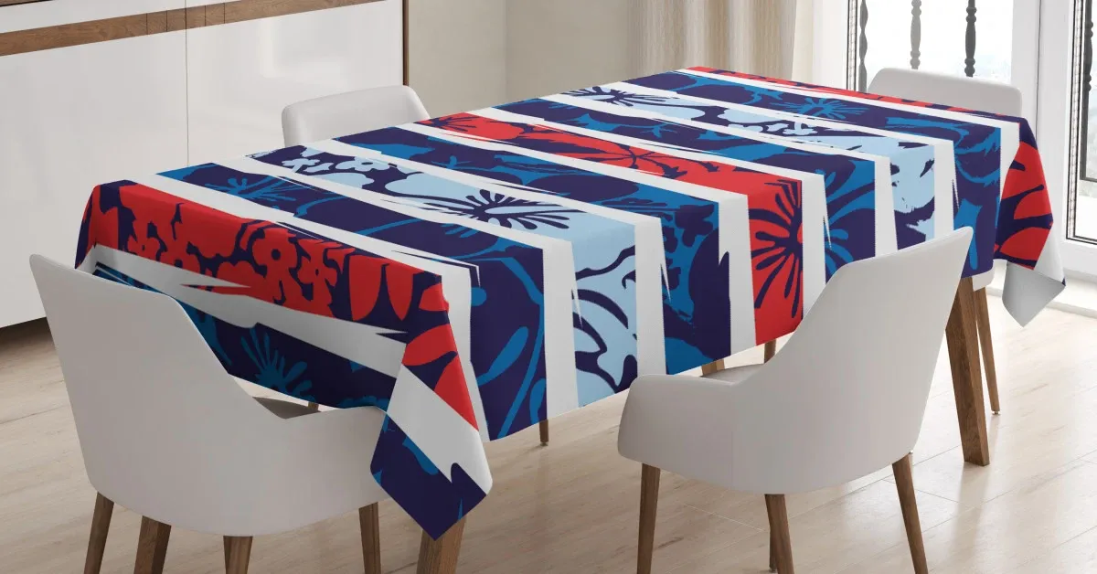 tropical hibiscus beach 3d printed tablecloth table decor 4917