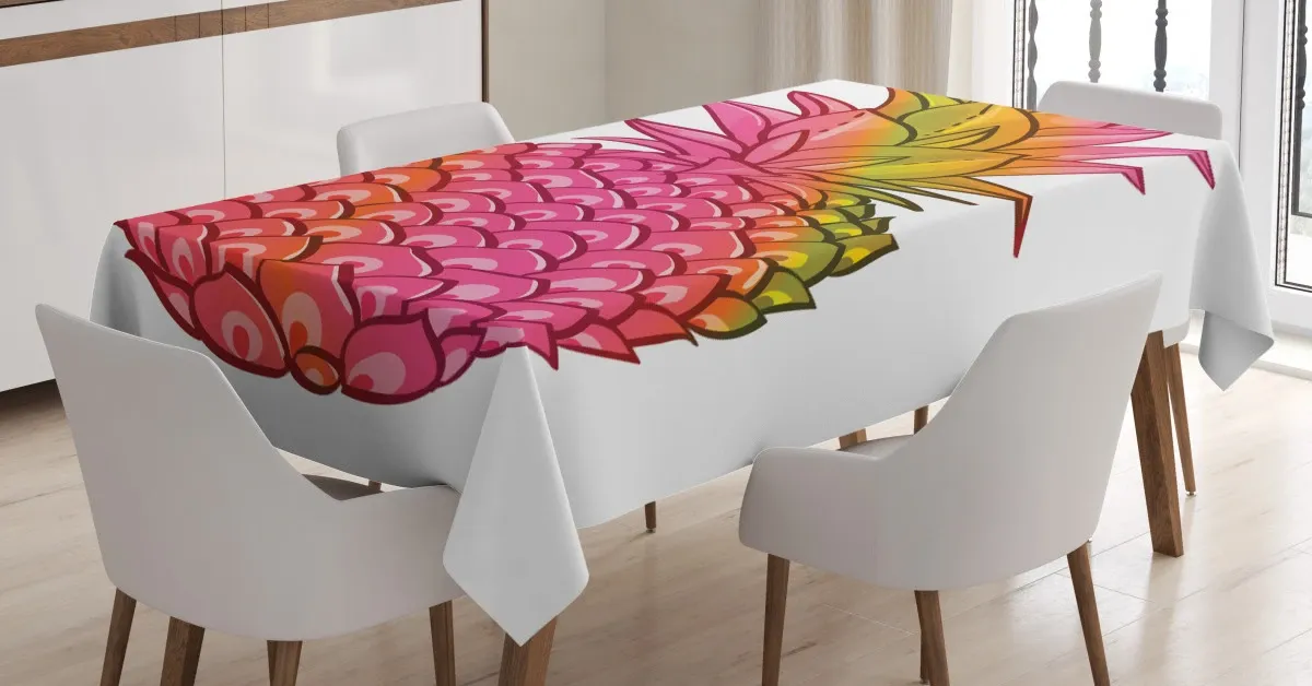 tropical organic fruit 3d printed tablecloth table decor 2288