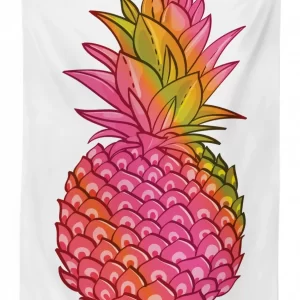 tropical organic fruit 3d printed tablecloth table decor 3763