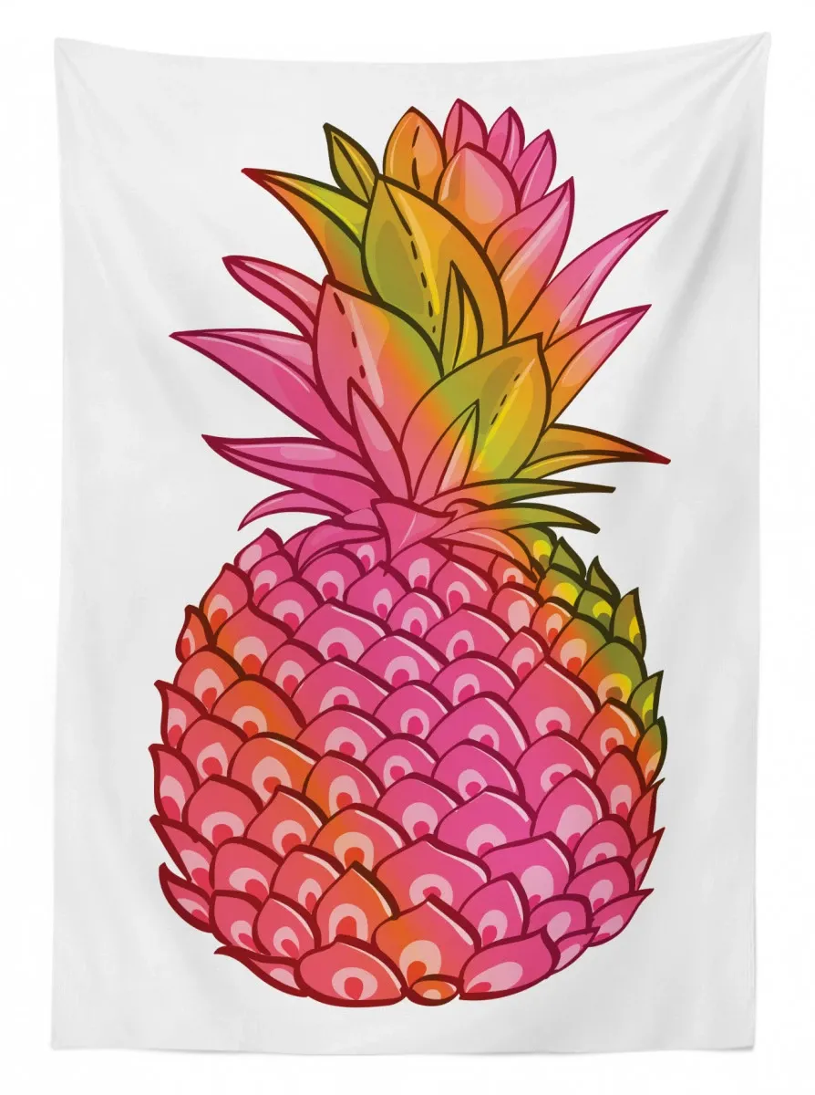 tropical organic fruit 3d printed tablecloth table decor 3763
