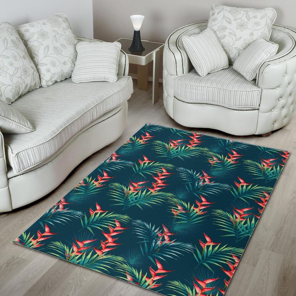 Tropical Plants Hawaii Pattern Print Area Rug Floor Decor tropical plants hawaii pattern print area rug floor decor 5201