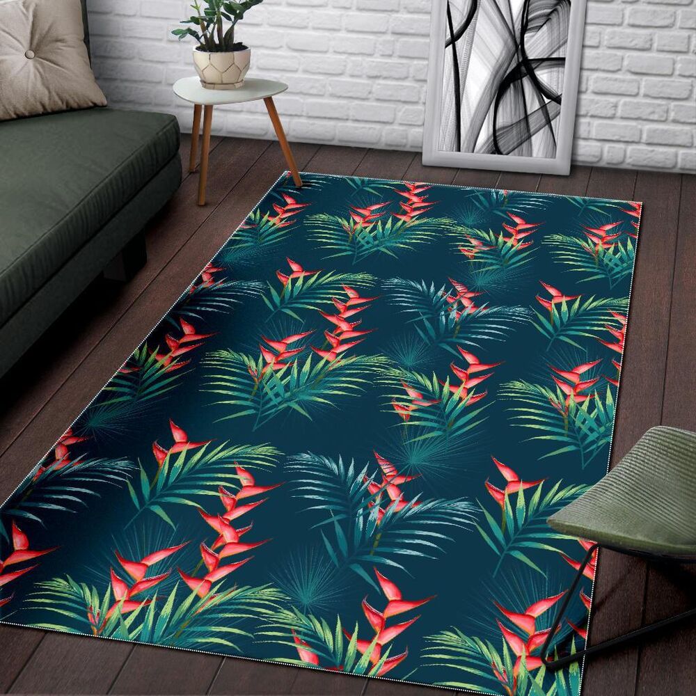 Tropical Plants Hawaii Pattern Print Area Rug Floor Decor tropical plants hawaii pattern print area rug floor decor 7250
