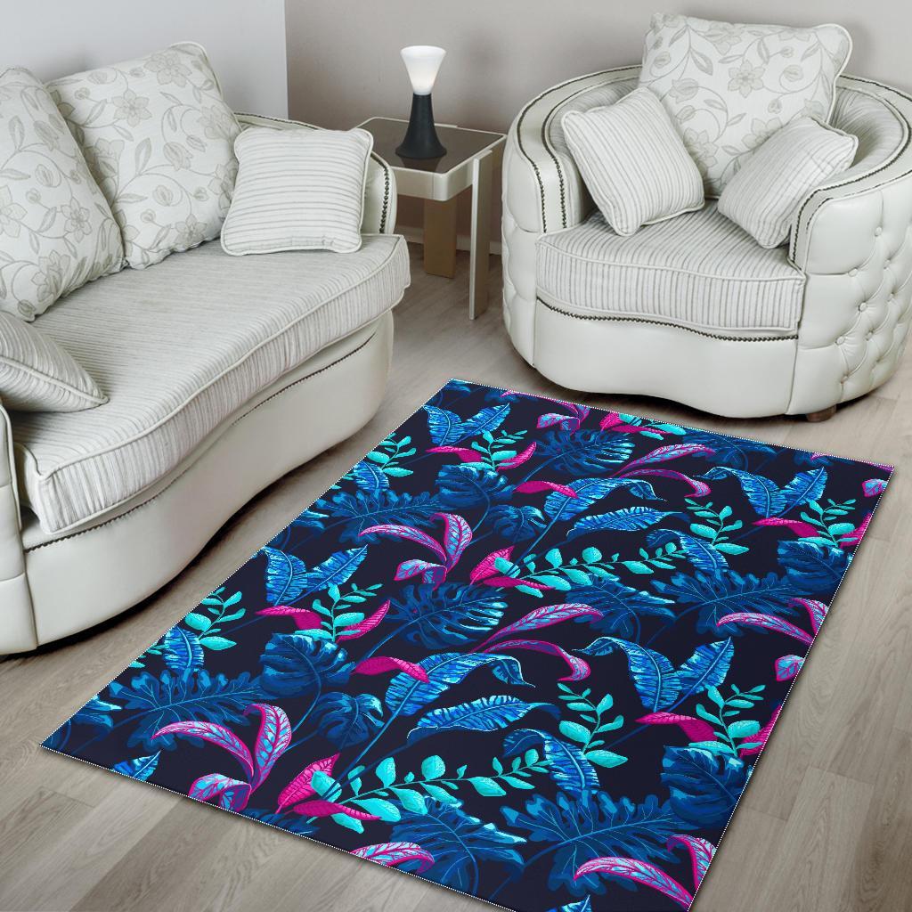 Turquoise Hawaii Tropical Pattern Print Area Rug Floor Decor turquoise hawaii tropical pattern print area rug floor decor 5635