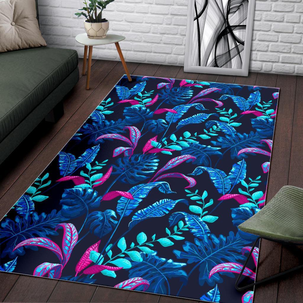 Turquoise Hawaii Tropical Pattern Print Area Rug Floor Decor turquoise hawaii tropical pattern print area rug floor decor 8351