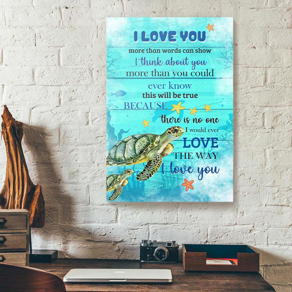 turtle canvas prints wall art decor 2923