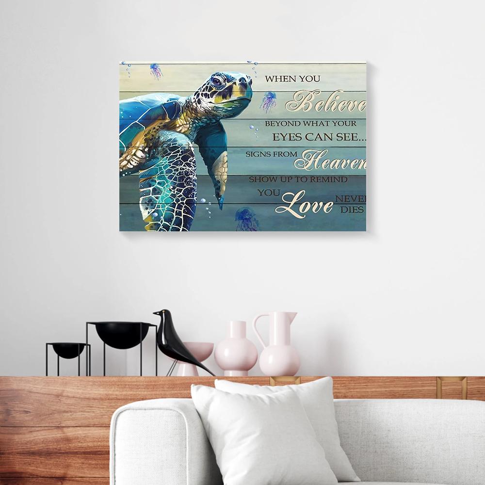 turtle canvas prints wall art decor 3921