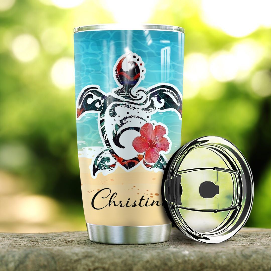 Turtle Personalized Stainless Steel Tumbler turtle personalized stainless steel tumbler 5490