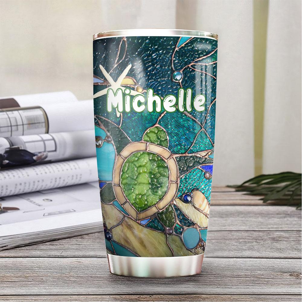 turtles personalized stainless steel tumbler 5703