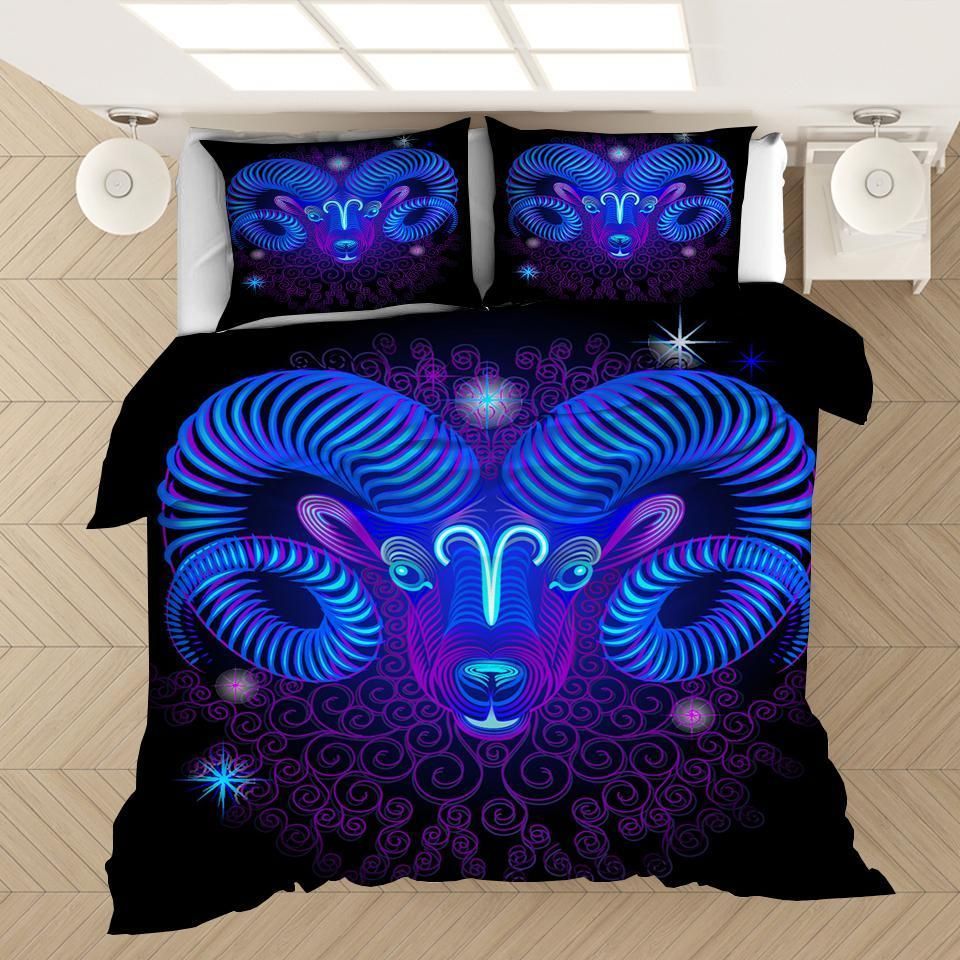 twelve constellations aries bedding set bedroom decor 3635