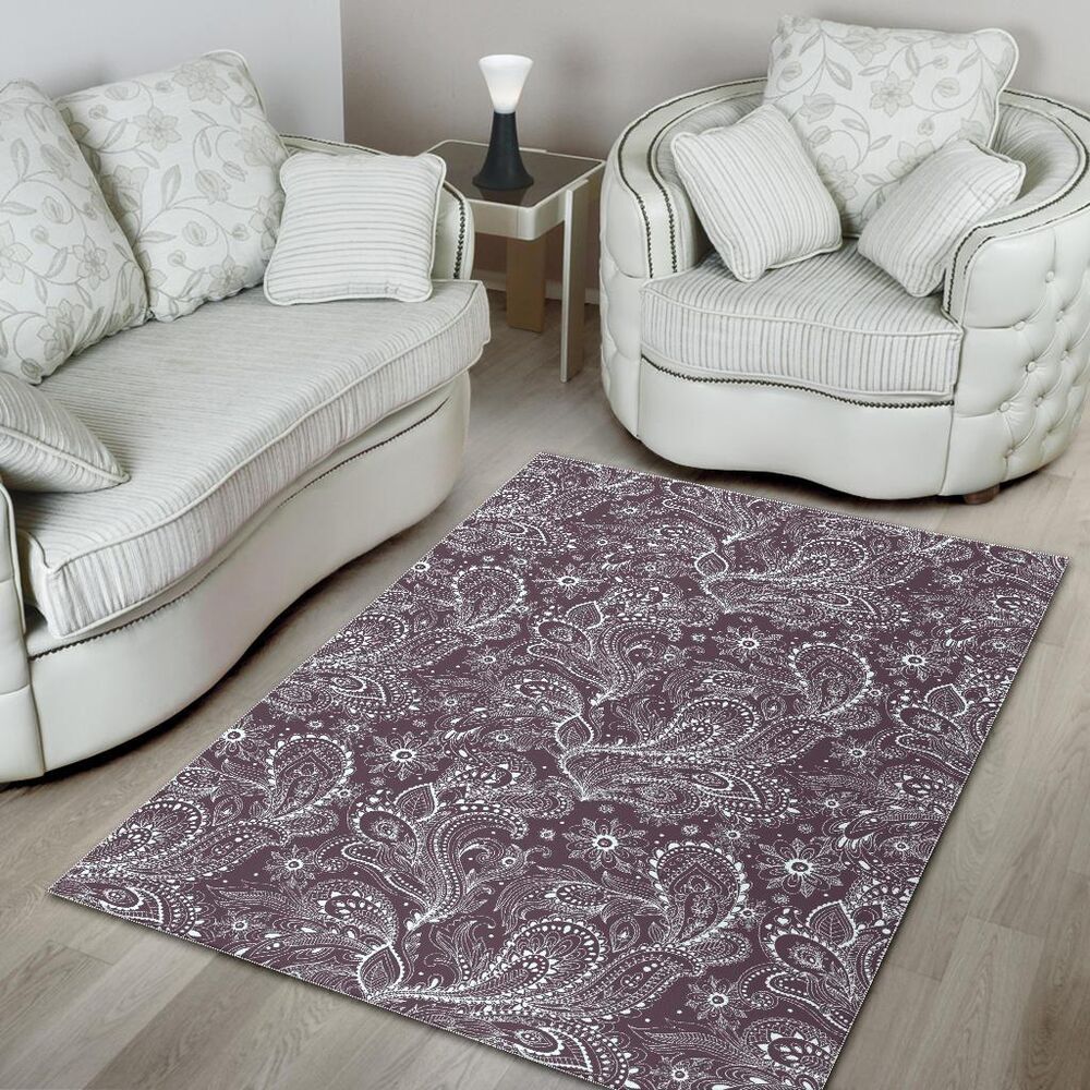 Umber Floral Bohemian Pattern Print Area Rug Floor Decor umber floral bohemian pattern print area rug floor decor 6122
