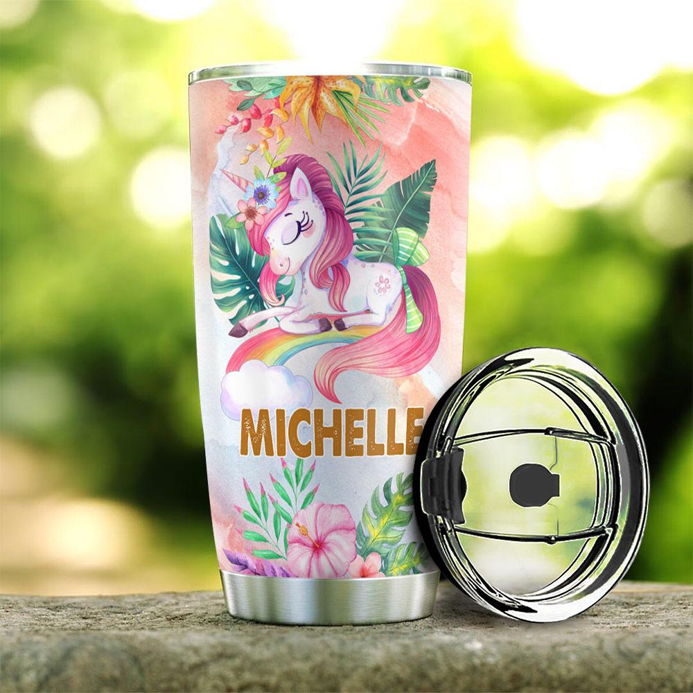 unicorn personalized stainless steel tumbler 5511