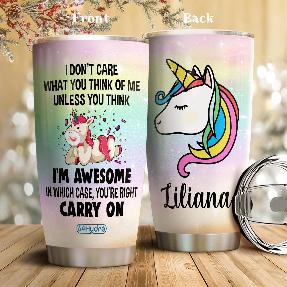 Unicorn Personalized Stainless Steel Tumbler unicorn personalized stainless steel tumbler 5788