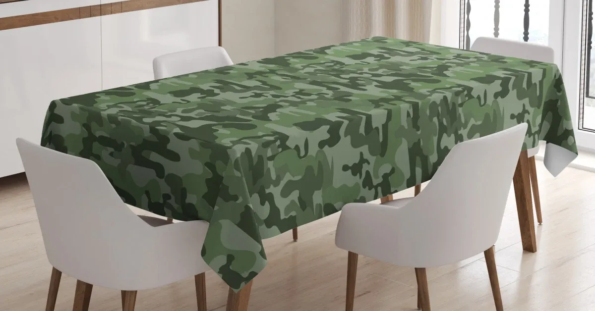 Uniform Pattern 3D Printed Tablecloth Table Decor uniform pattern 3d printed tablecloth table decor 2013