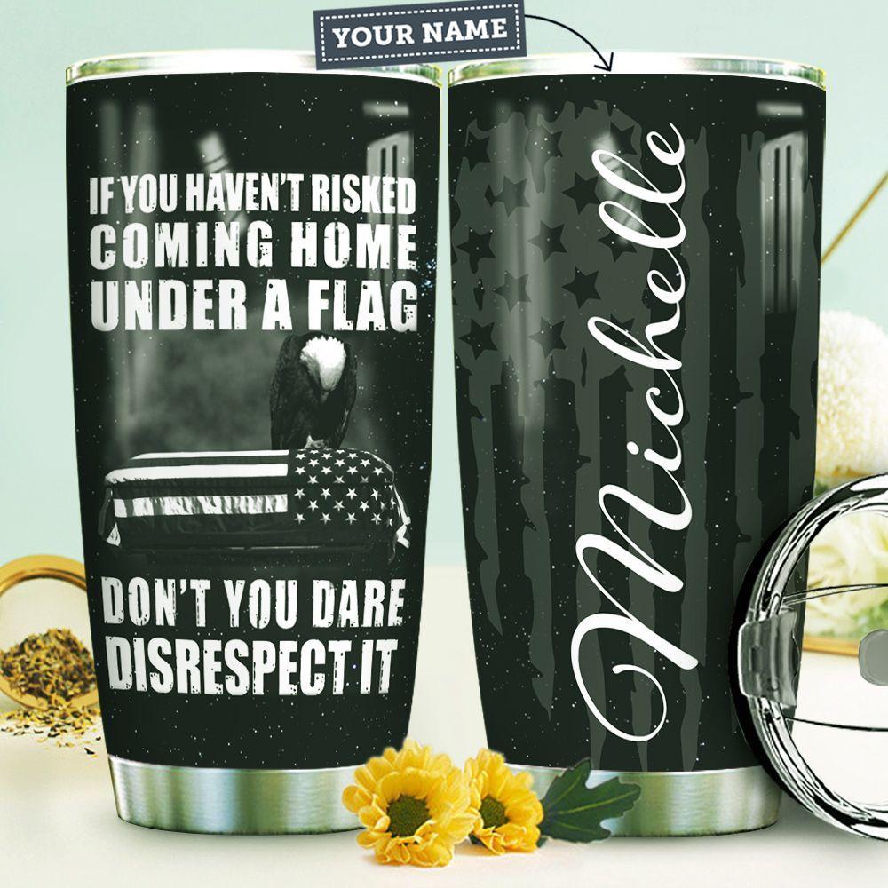 us army personalized stainless steel tumbler 7424