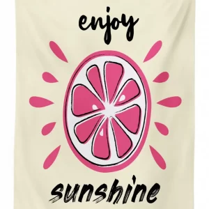 vacation retro words 3d printed tablecloth table decor 6744