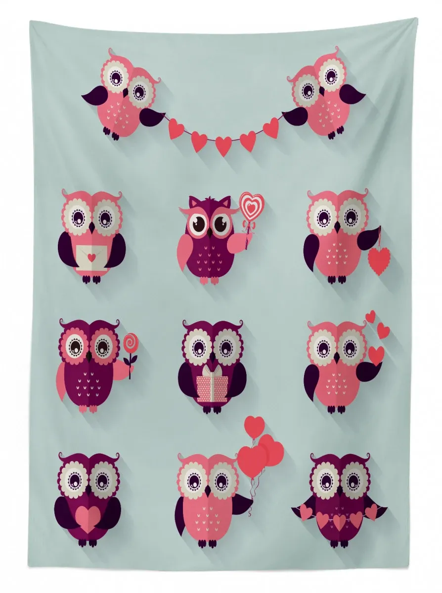 valentine concept 3d printed tablecloth table decor 7893