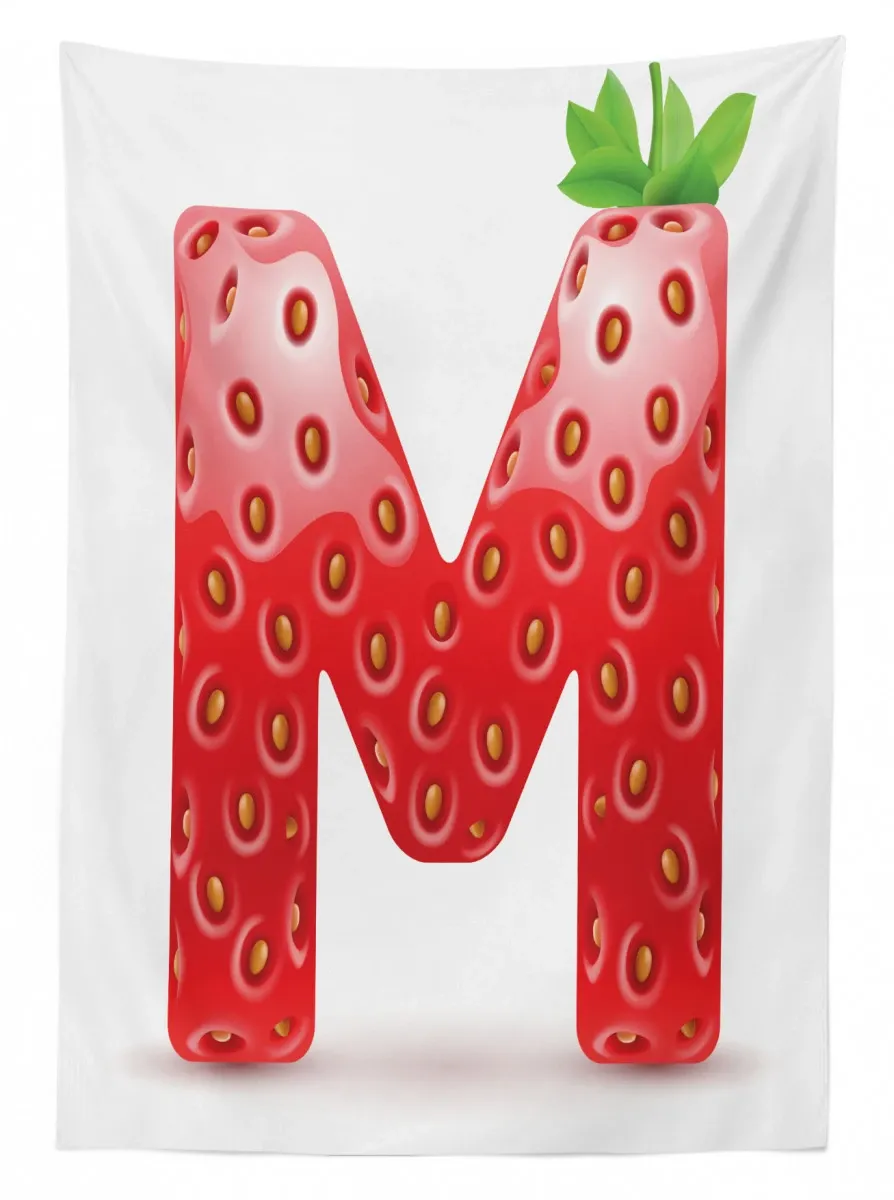 Vegan Typescript Font 3D Printed Tablecloth Table Decor vegan typescript font 3d printed tablecloth table decor 4896