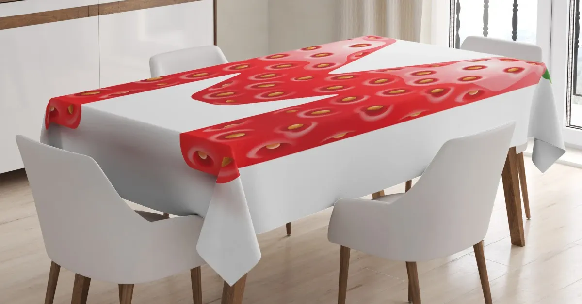 Vegan Typescript Font 3D Printed Tablecloth Table Decor vegan typescript font 3d printed tablecloth table decor 7137