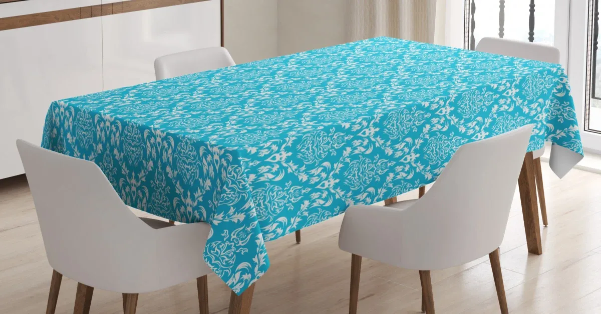 venetian damask 3d printed tablecloth table decor 4639