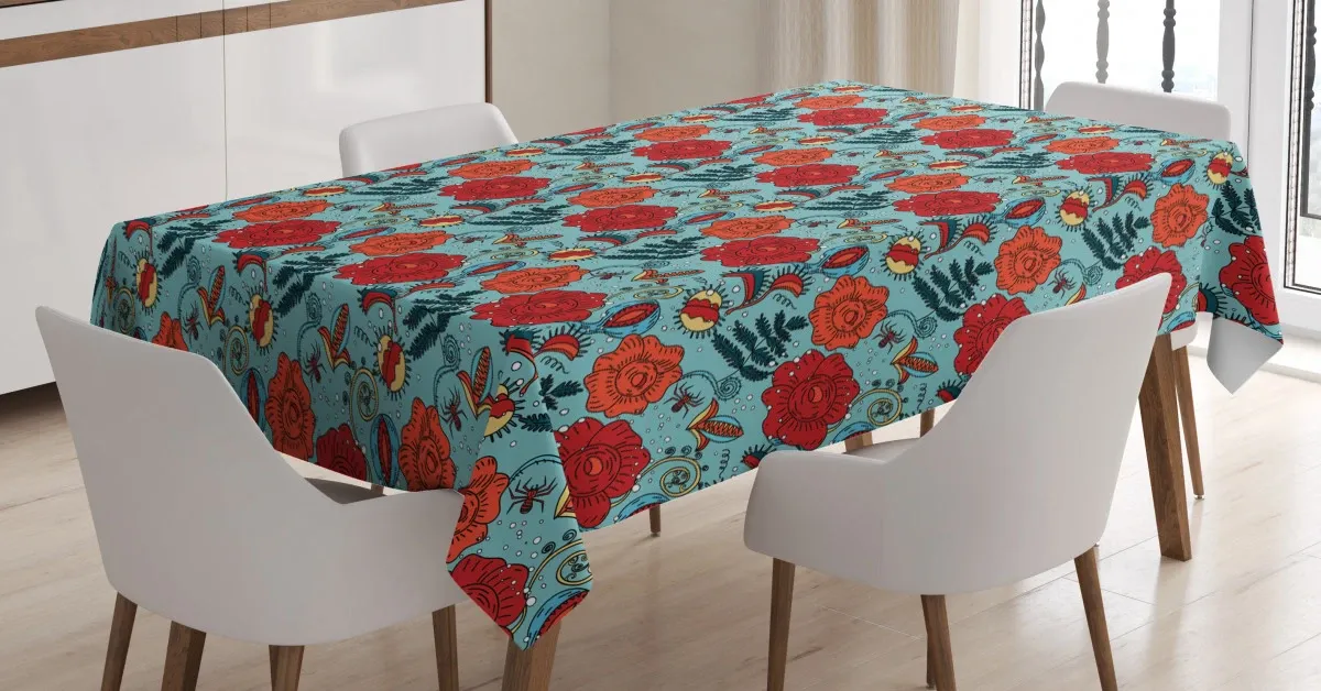 venus flytrap flowers 3d printed tablecloth table decor 4812