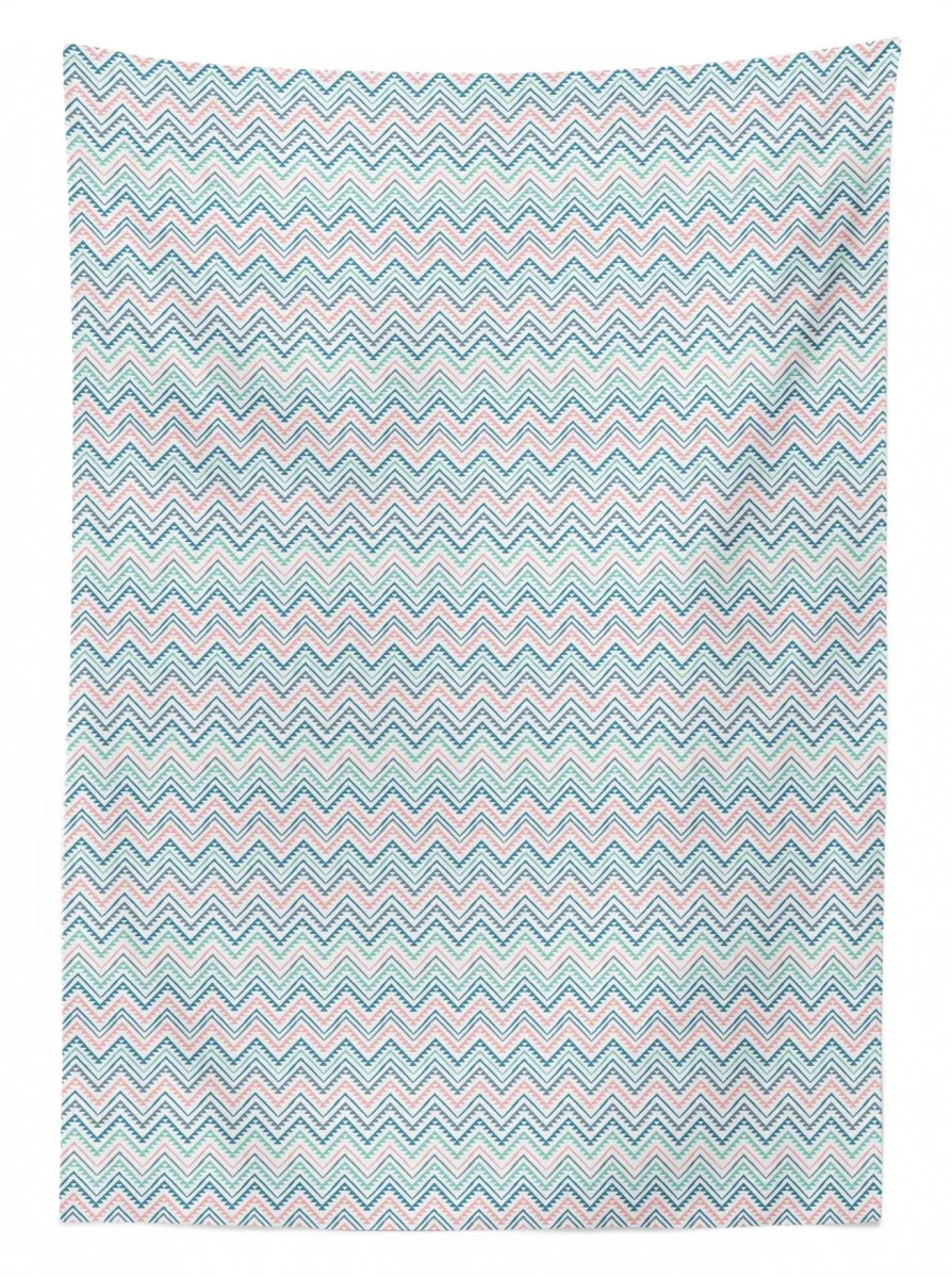 vertical zigzag art 3d printed tablecloth table decor 8028