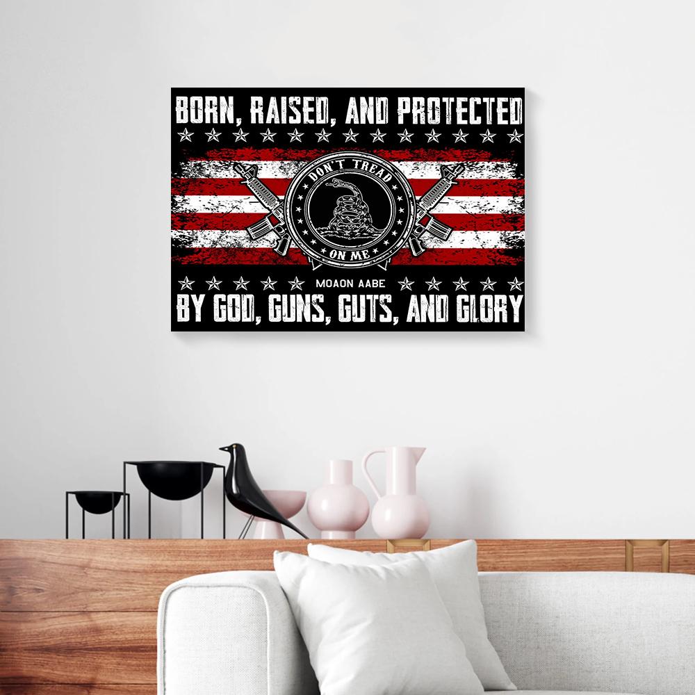 veteran dont treat on me guts and glory canvas prints wall art decor 5521