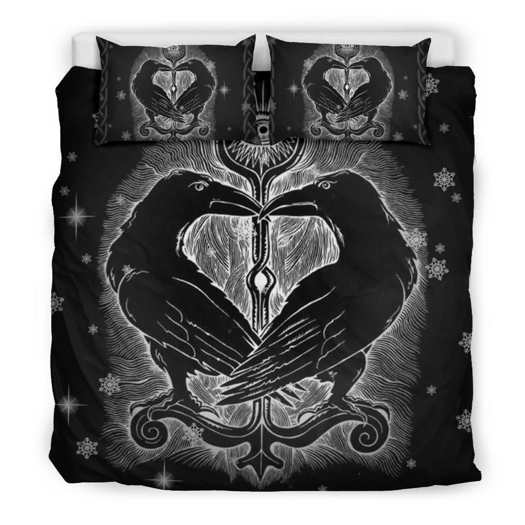 Viking Ravens The Dead Bedding Set Bedroom Decor viking ravens the dead bedding set bedroom decor 2906