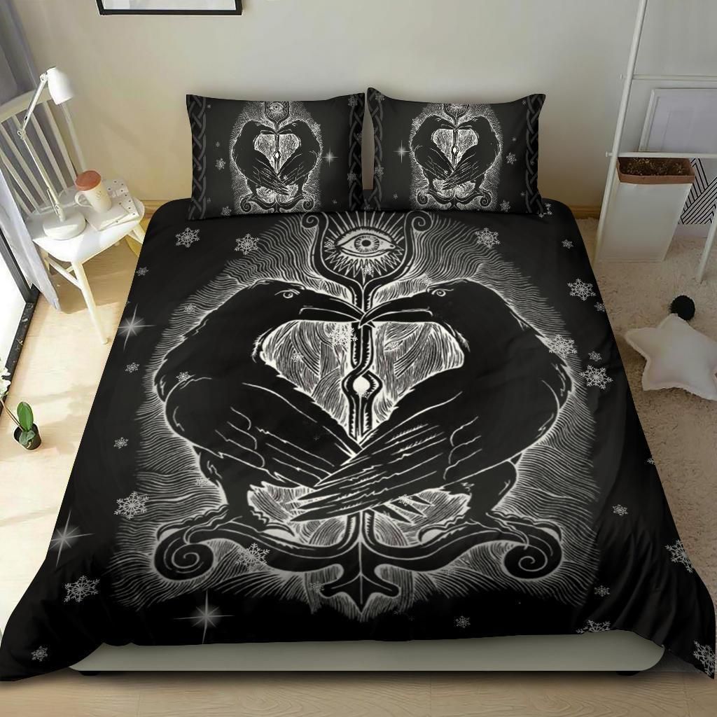 Viking Ravens The Dead Bedding Set Bedroom Decor viking ravens the dead bedding set bedroom decor 2967