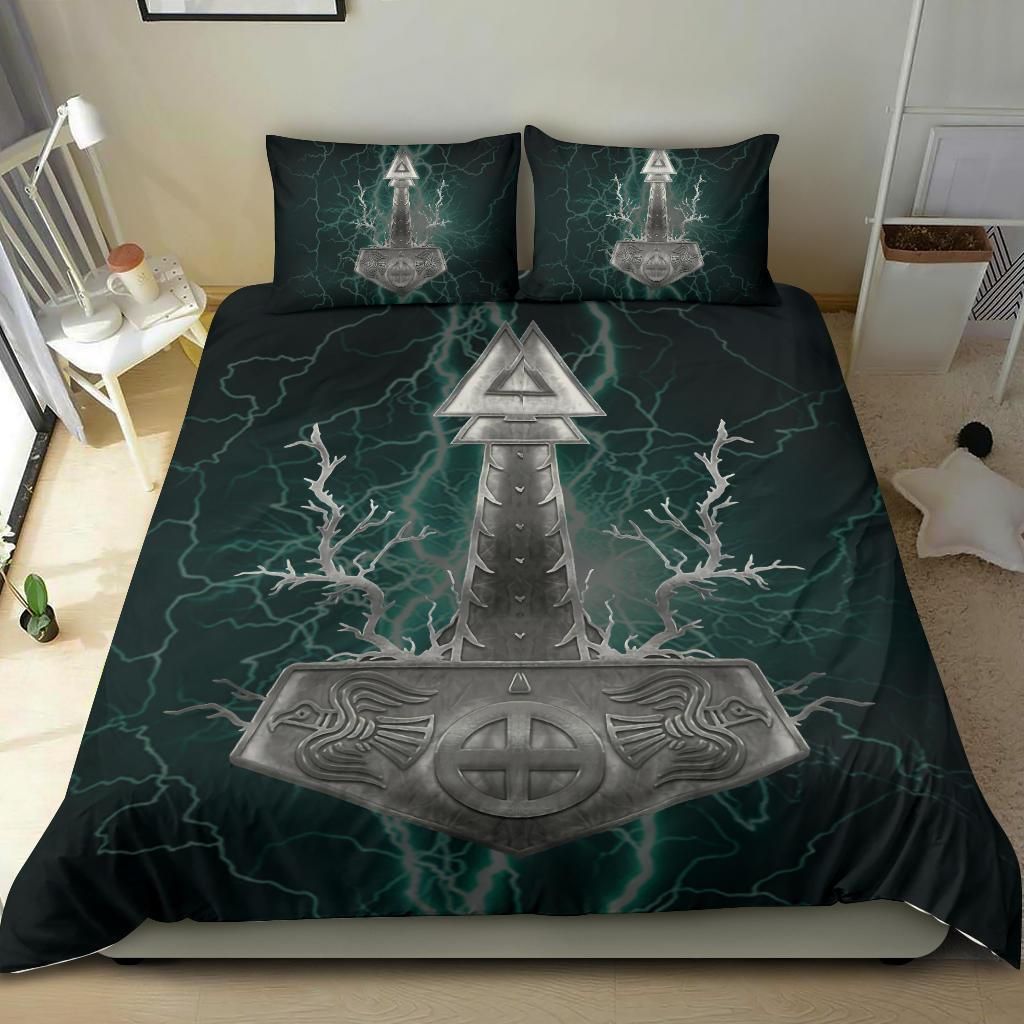 vinking sword thunder bedding set bedroom decor 5476