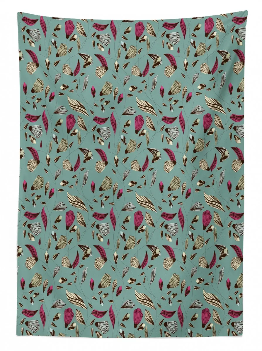 vintage classic flora leaves 3d printed tablecloth table decor 5124