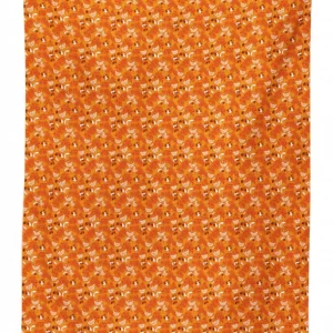 warm colored rowan branch 3d printed tablecloth table decor 6325