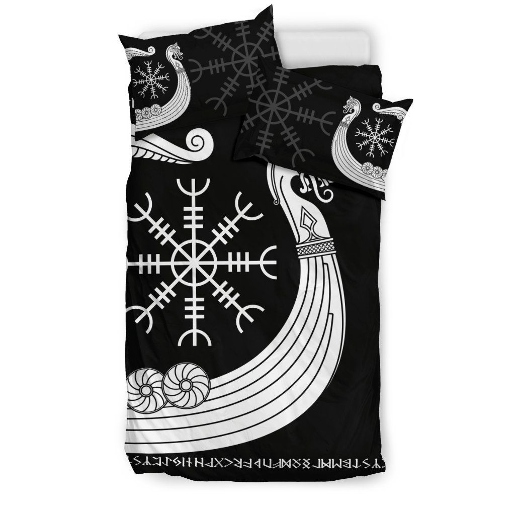 Warship Of The Vikings Bedding Set Bedroom Decor warship of the vikings bedding set bedroom decor 2308