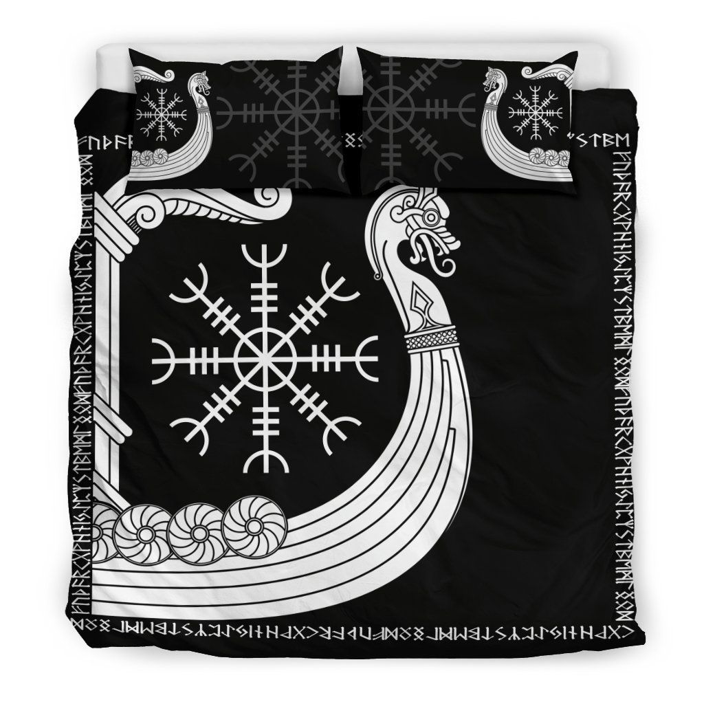 Warship Of The Vikings Bedding Set Bedroom Decor warship of the vikings bedding set bedroom decor 5577