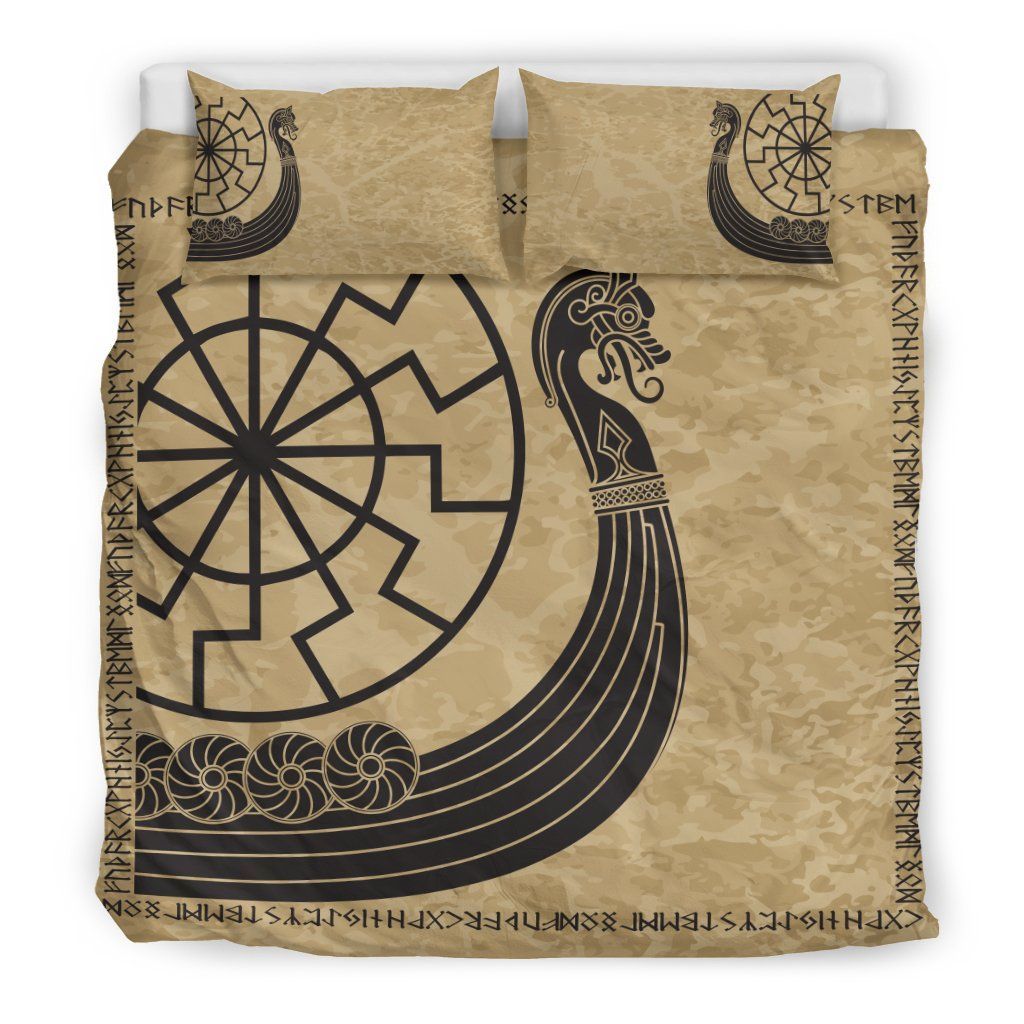 Warship Of The Vikings Bedding Set Bedroom Decor warship of the vikings bedding set bedroom decor 7368