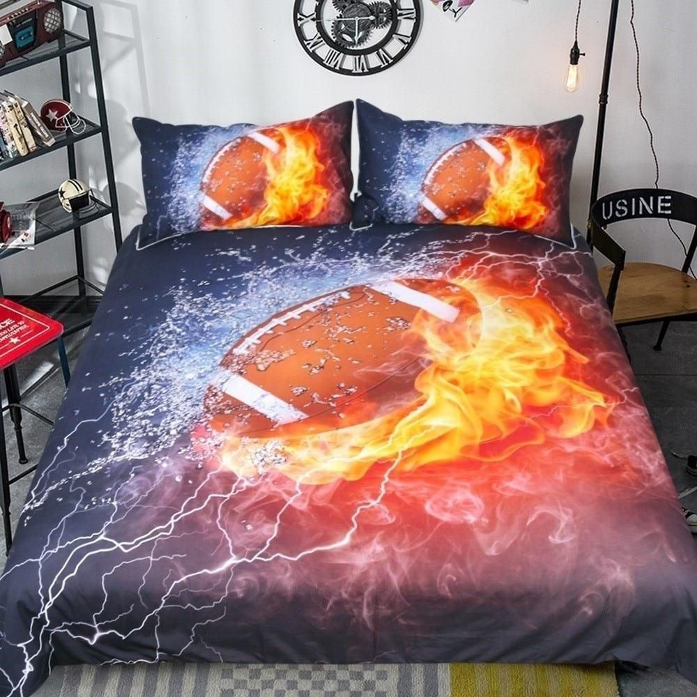 water firing football printed bedding set bedroom decor 3210
