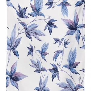 watercolored tree leaves 3d printed tablecloth table decor 1854