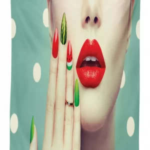 watermelon nail art and makeup 3d printed tablecloth table decor 7065