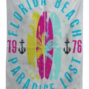 weathered surfboards 3d printed tablecloth table decor 4727