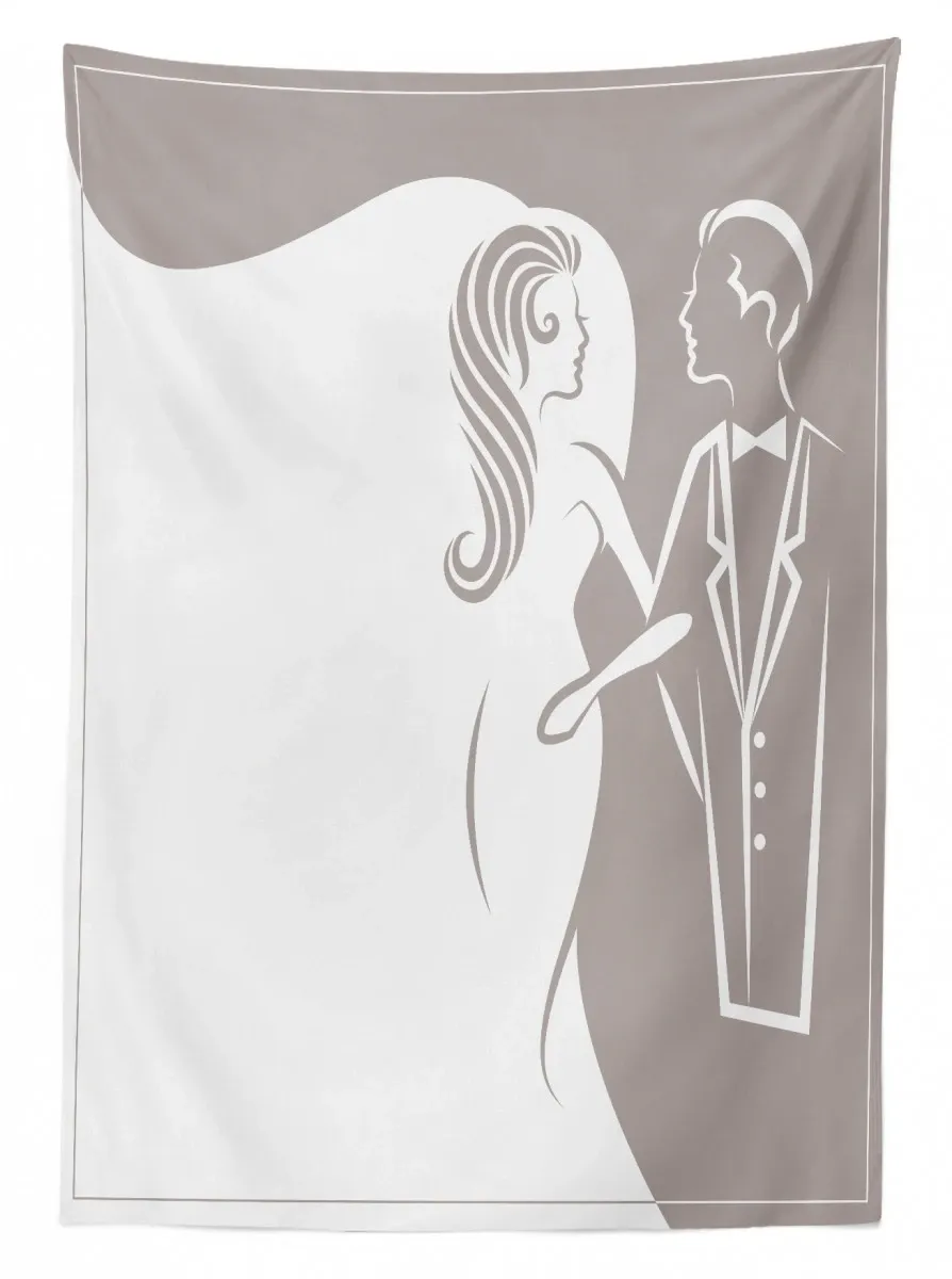 wedding invitation 3d printed tablecloth table decor 6774